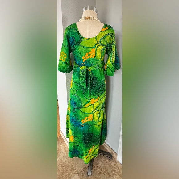 Vintage Two Potato Tiki Dress of Laguna Beach, California Small RARE - Picture 4 of 10